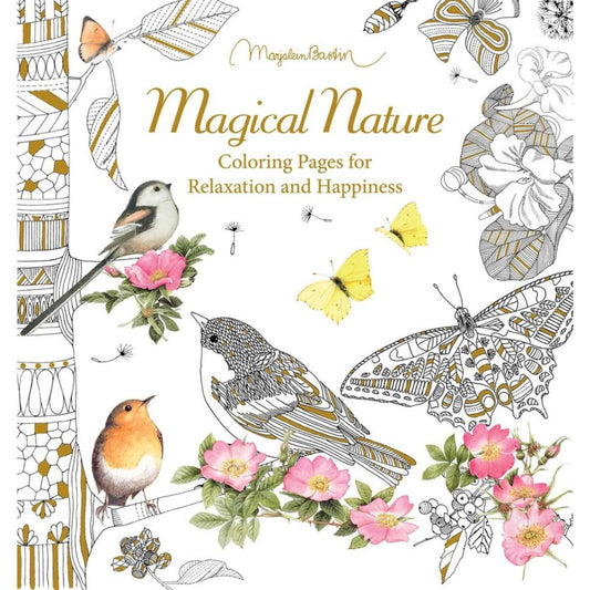 Magical Nature: Coloring Pages for Relaxation and Happiness