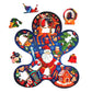 Twigg Puzzle Wooden Jigsaw 92 Pieces - Christmas Gingerbread Person