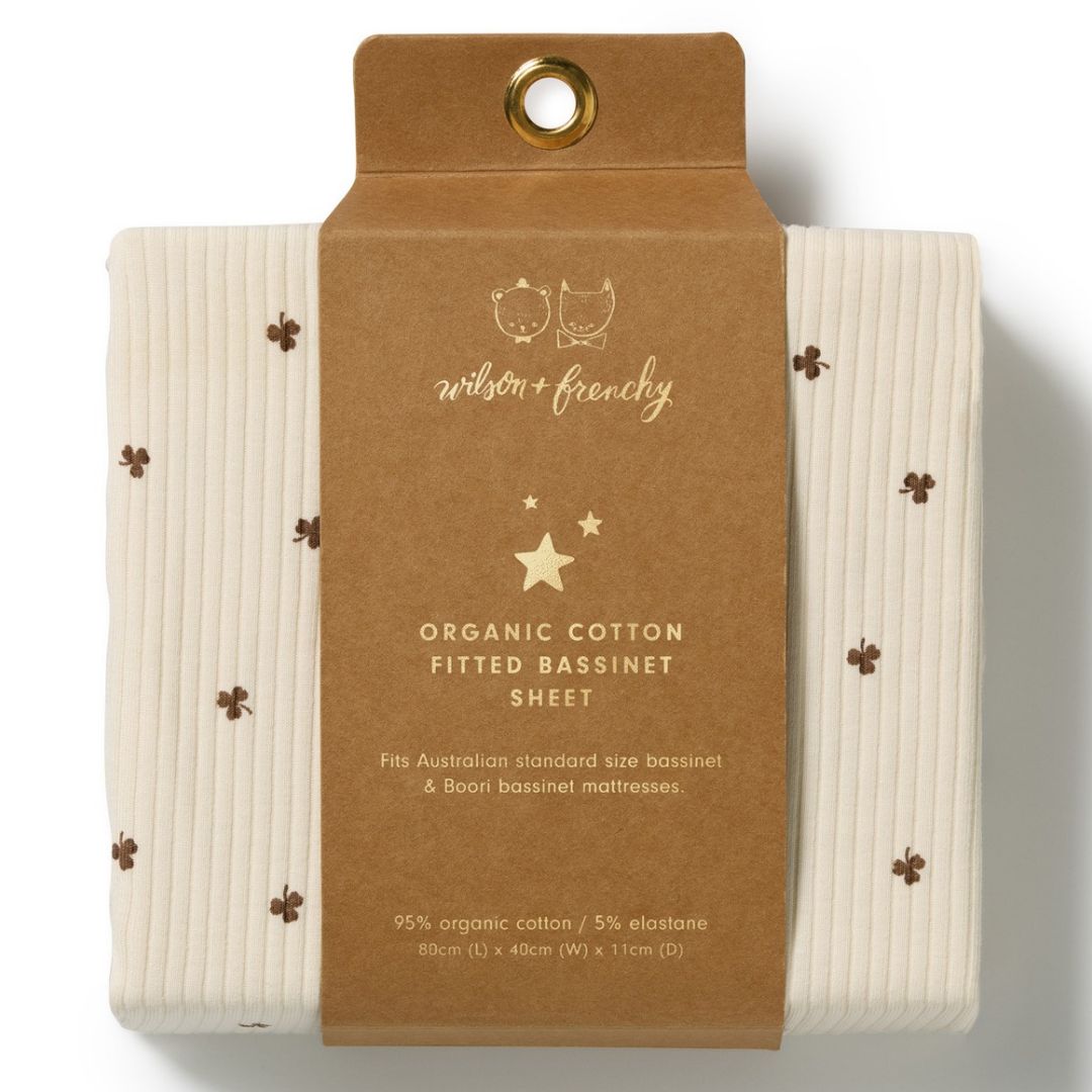 Wilson & Frenchy Organic Cotton Bassinet Sheet