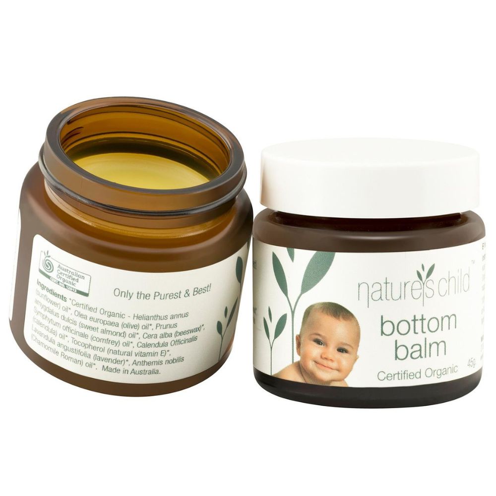 Nature's Child Organic Bottom Balm - Natural Nappy Cream