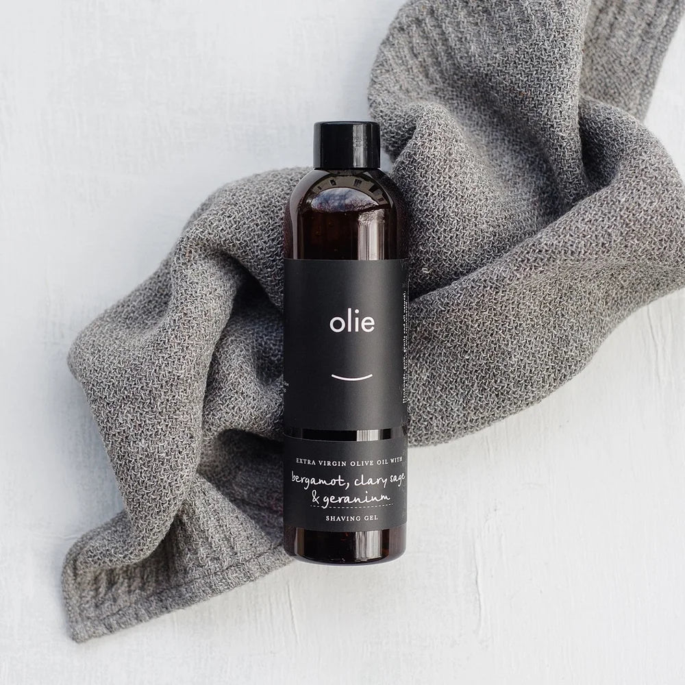 Olieve & Olie Shave Gel 250ml - Bergamot, Clary Sage & Geranium