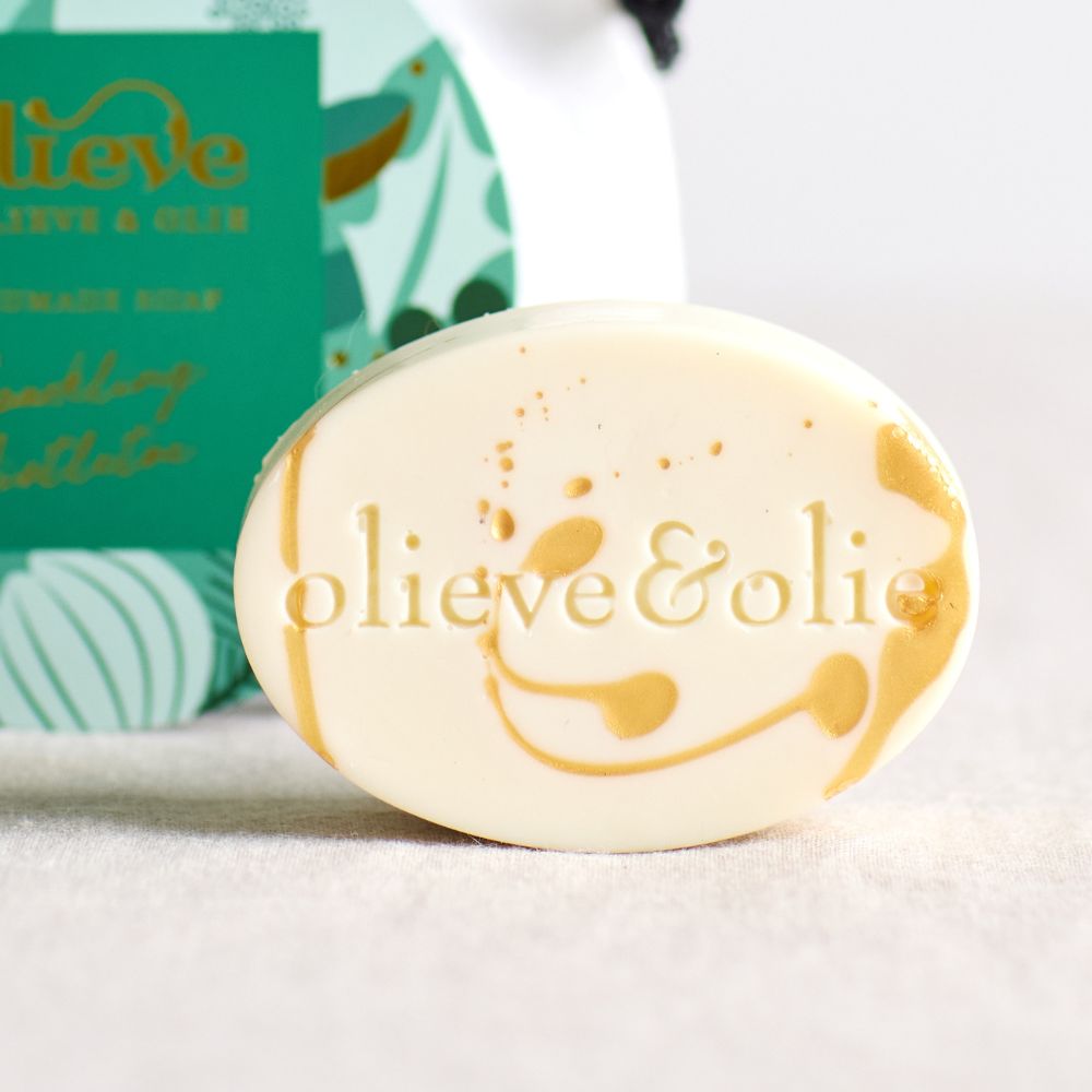 Olieve & Olie Soap Bar 80g - Christmas Edition Sparkling Mistletoe