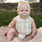 Fibre For Good Organic Cotton Fitted Bib 2 pack