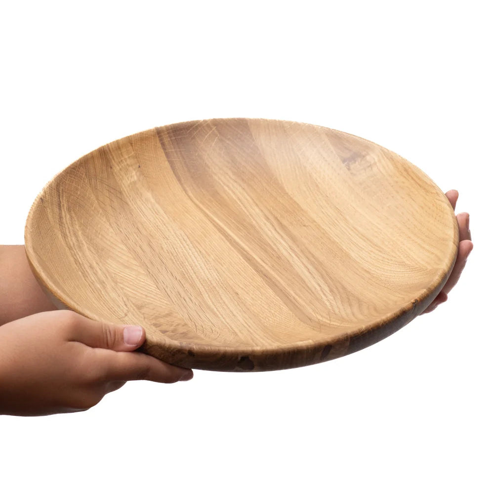 Sands Made Wooden Round Bowl - White Oak