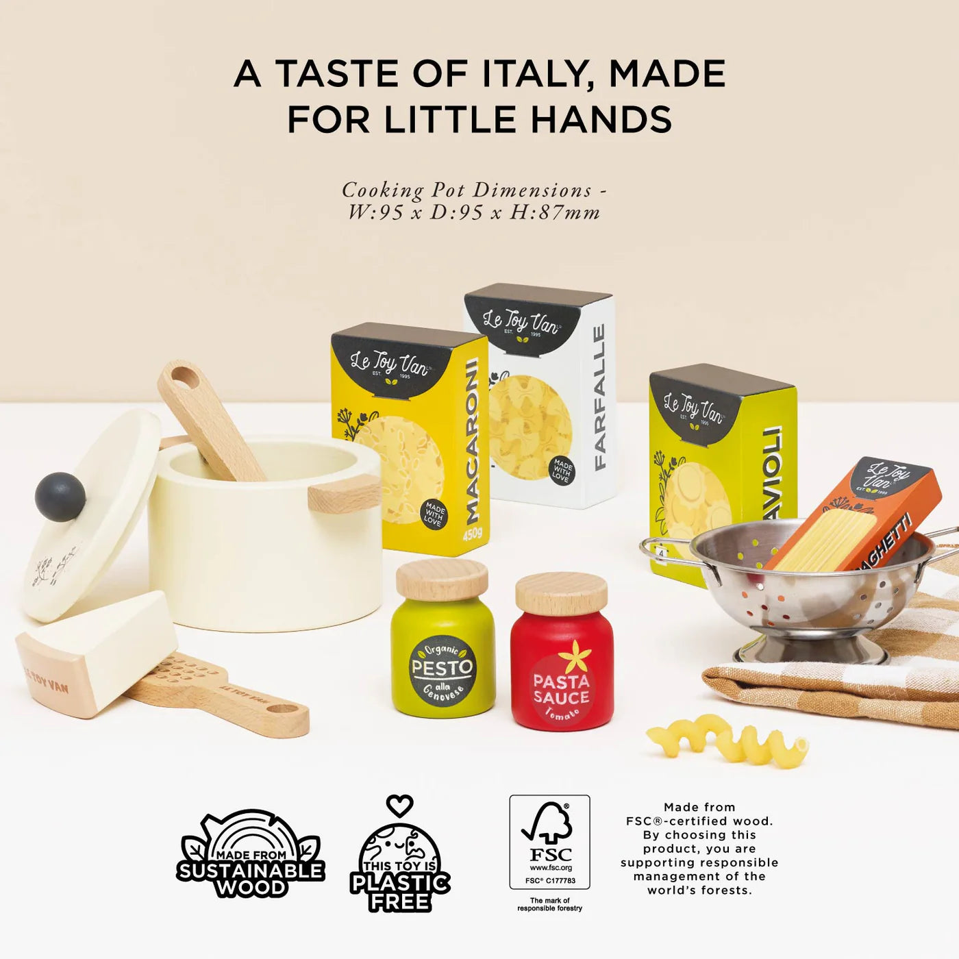Le Toy Van Organic Pasta Set