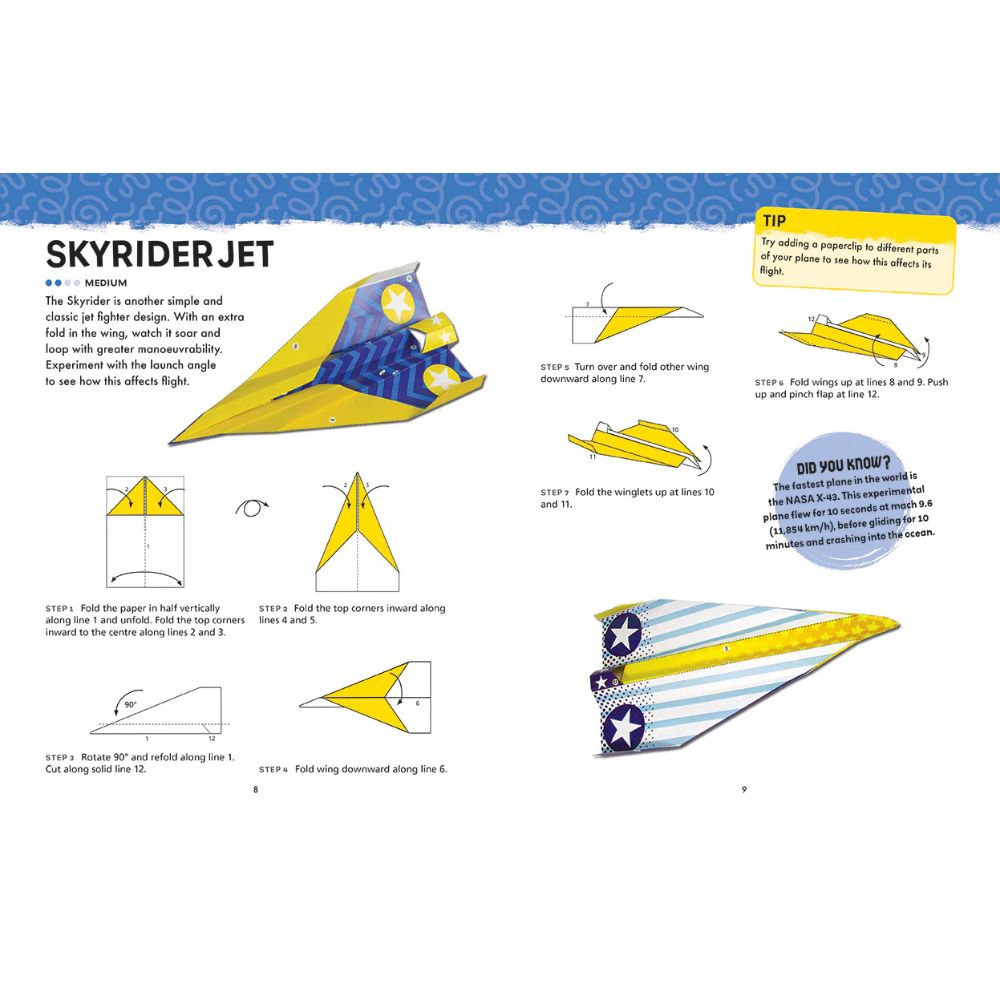 Origami Activity Book - Paper Planes
