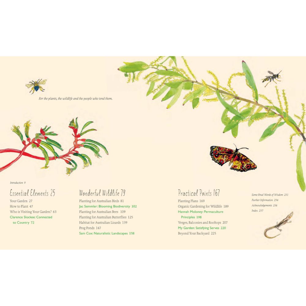 Planting For Native Birds, Bees and Butterflies