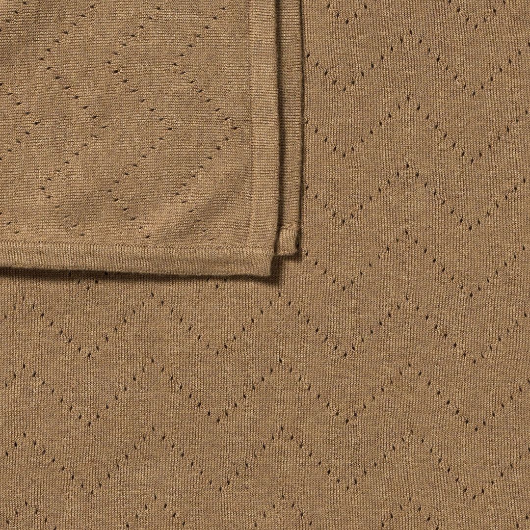 Wilson & Frenchy Organic Cotton Knitted Blanket