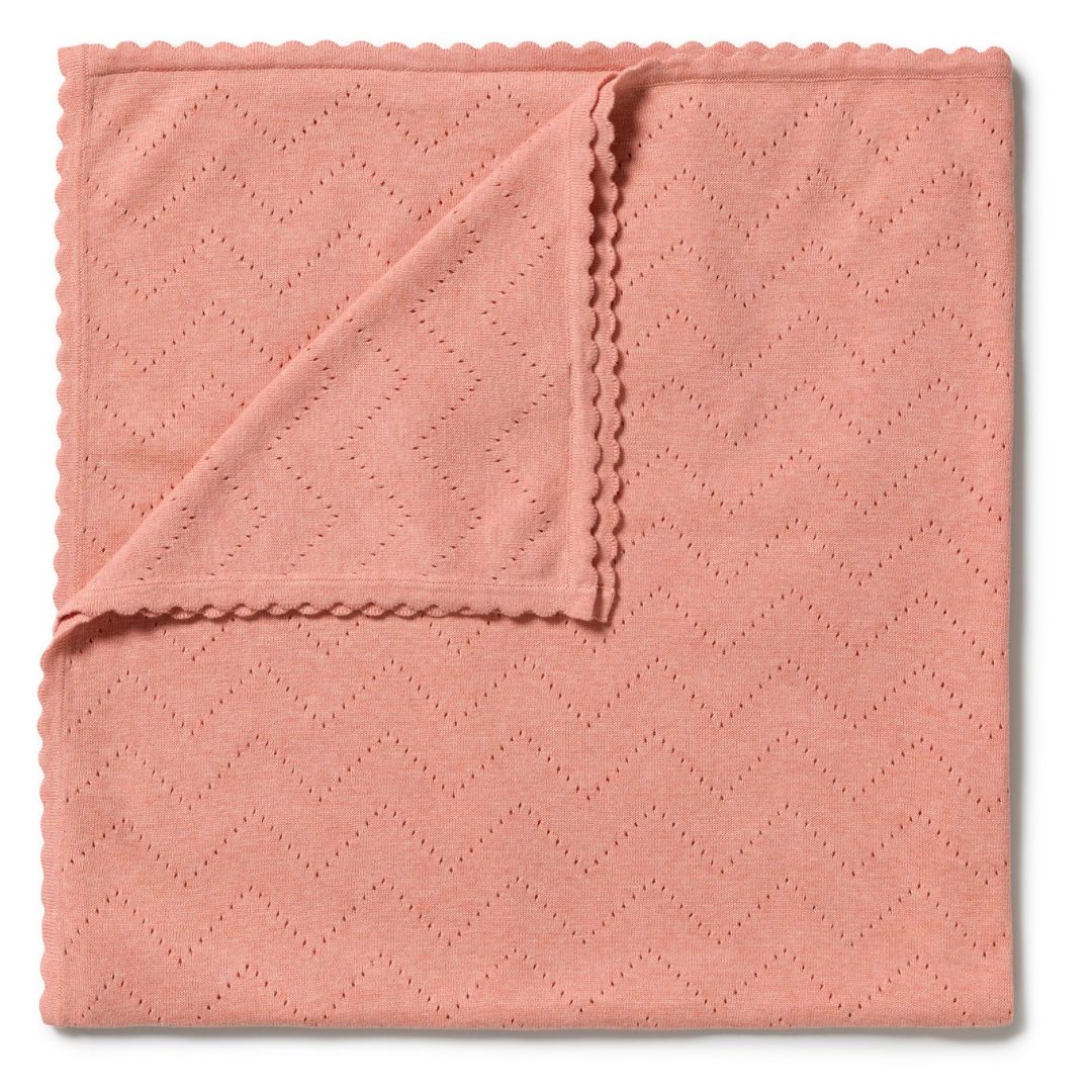 Wilson & Frenchy Organic Cotton Knitted Blanket