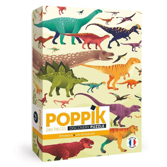 Poppik Discovery Jigsaw Puzzle 280 Piece - Dinosaurs