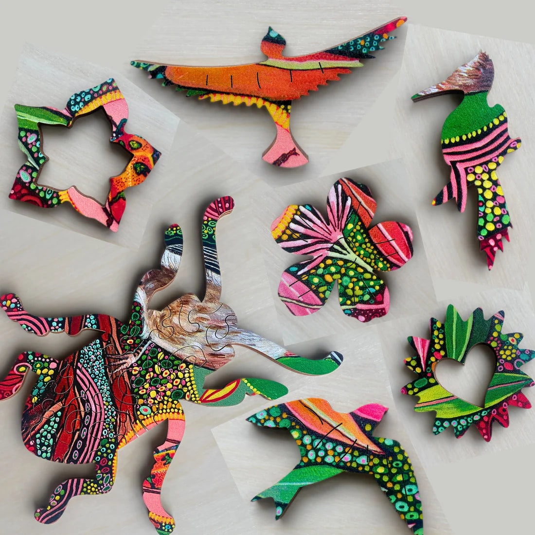 Twigg Puzzle Wooden Jigsaw Puzzle 278 Pieces - Powderpuff Lilly Pilly