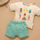 Purebaby 2 Piece Set Tee and Short - Bocadillo