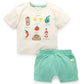 Purebaby 2 Piece Set Tee and Short - Bocadillo