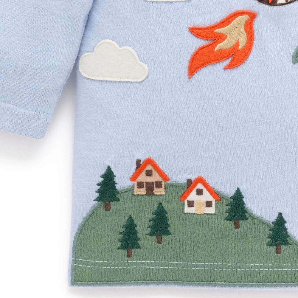 Purebaby Flying Dragon Long Sleeve Tee