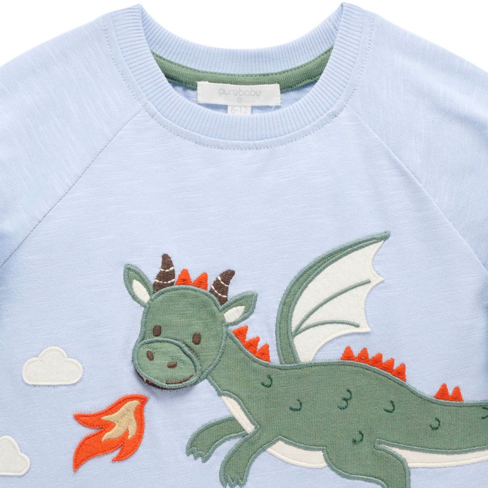 Purebaby Flying Dragon Long Sleeve Tee