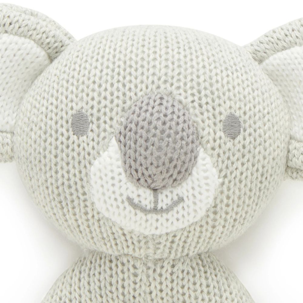 Purebaby Knitted Rattle - Koala