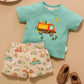 Purebaby Pull On Printed Short - Taco Truck
