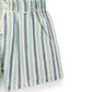 Purebaby Pull On Striped Short - Iguana Stripe