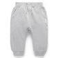 Purebaby Slouchy Track Pant - Grey Melange