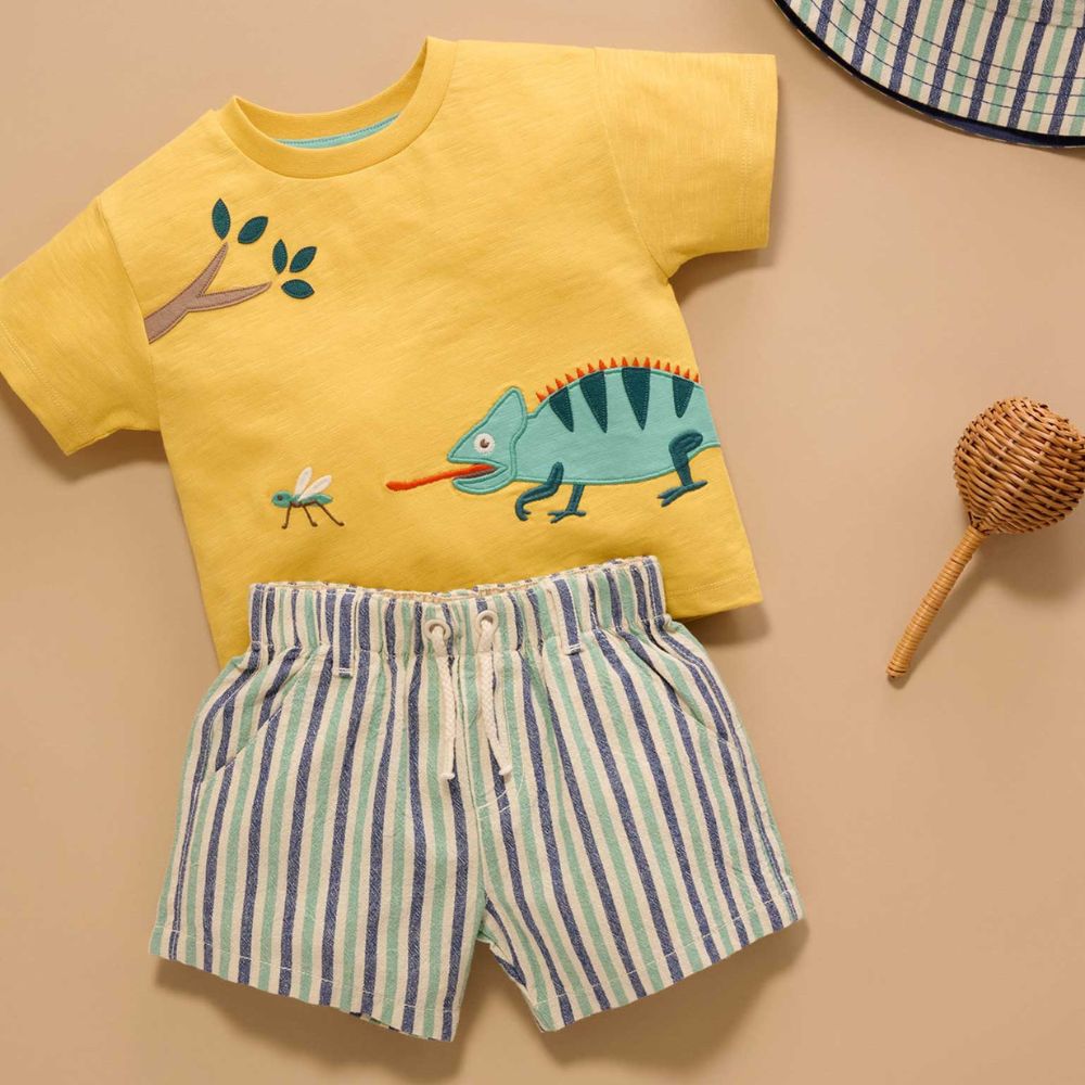 Purebaby Relaxed Tee - Chameleon
