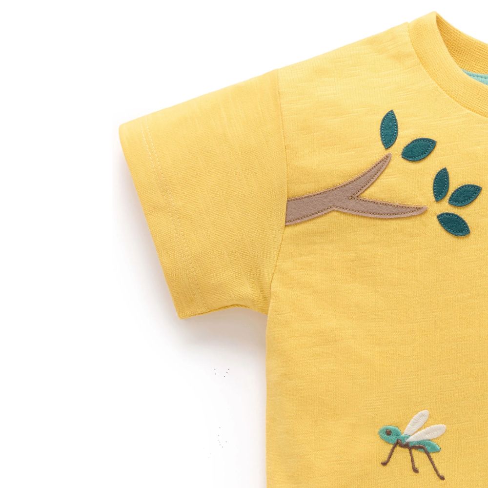 Purebaby Relaxed Tee - Chameleon