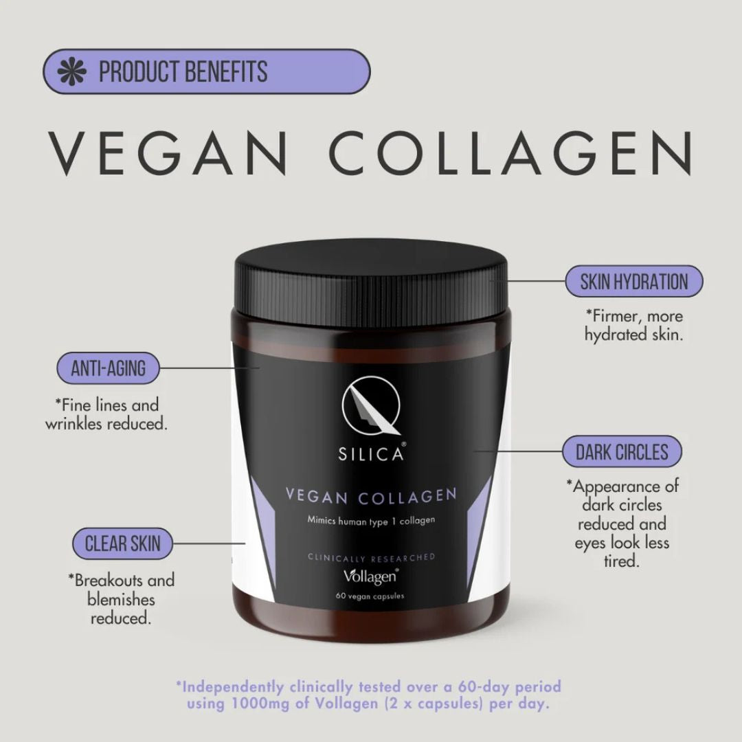 Qsilica Vegan Collagen (60 Capsules)