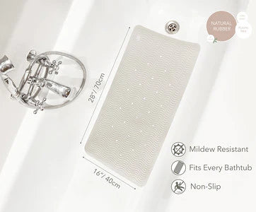 Hevea Upcycled Natural Rubber Bath Mat - Regular