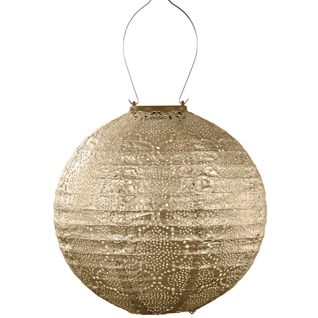 Lumiz Outdoor LED Solar Lantern - Round 30cm