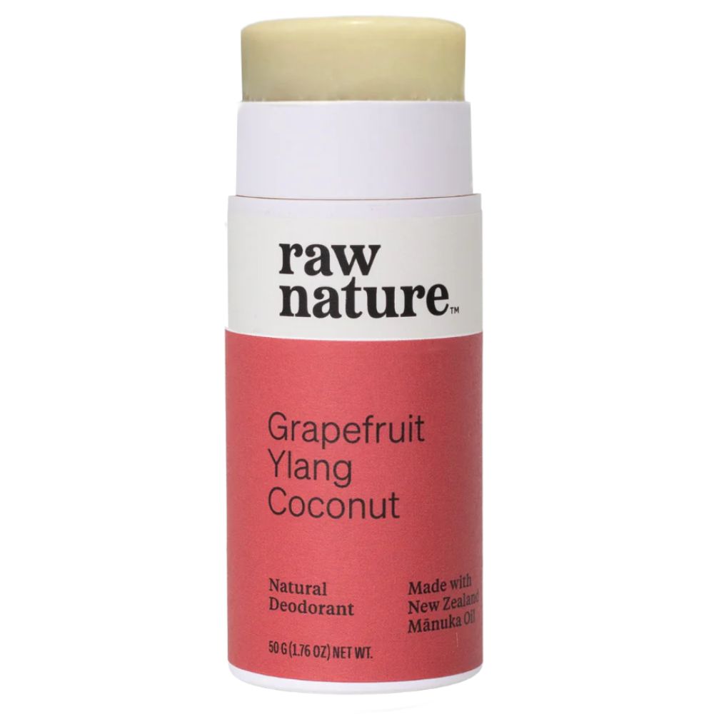 Raw Nature Deodorant Stick 50g - Grapefruit, Ylang & Coconut