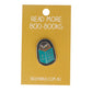 Red Parka Enamel Pin - Read More Boo-Books