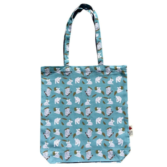 Red Parka Tote Bag Koala