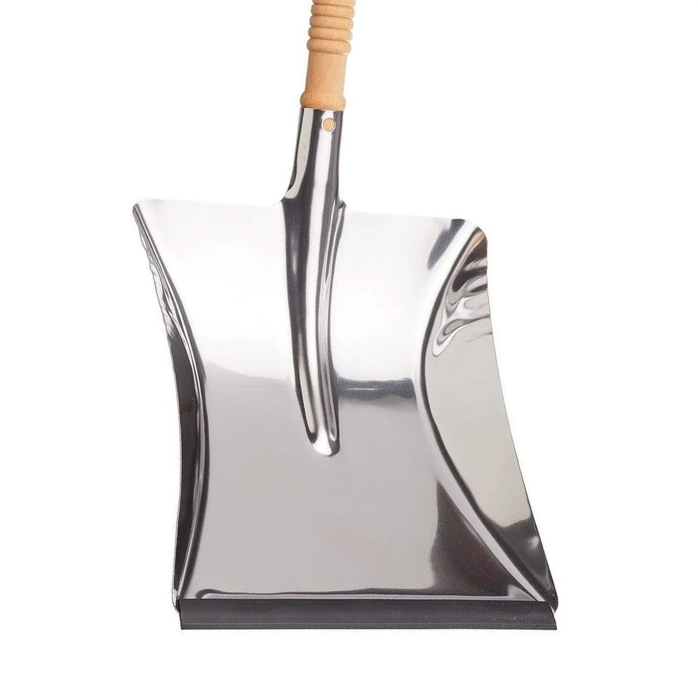 Redecker Dust Pan - Stainless Steel with Beechwood Handle