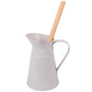 Redecker Metal Toilet Brush Set With Jug