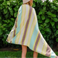Sand Cloud Organic Cotton Beach Towel - Regency Stripe - Herringbone Weave (93cm x 170cm)