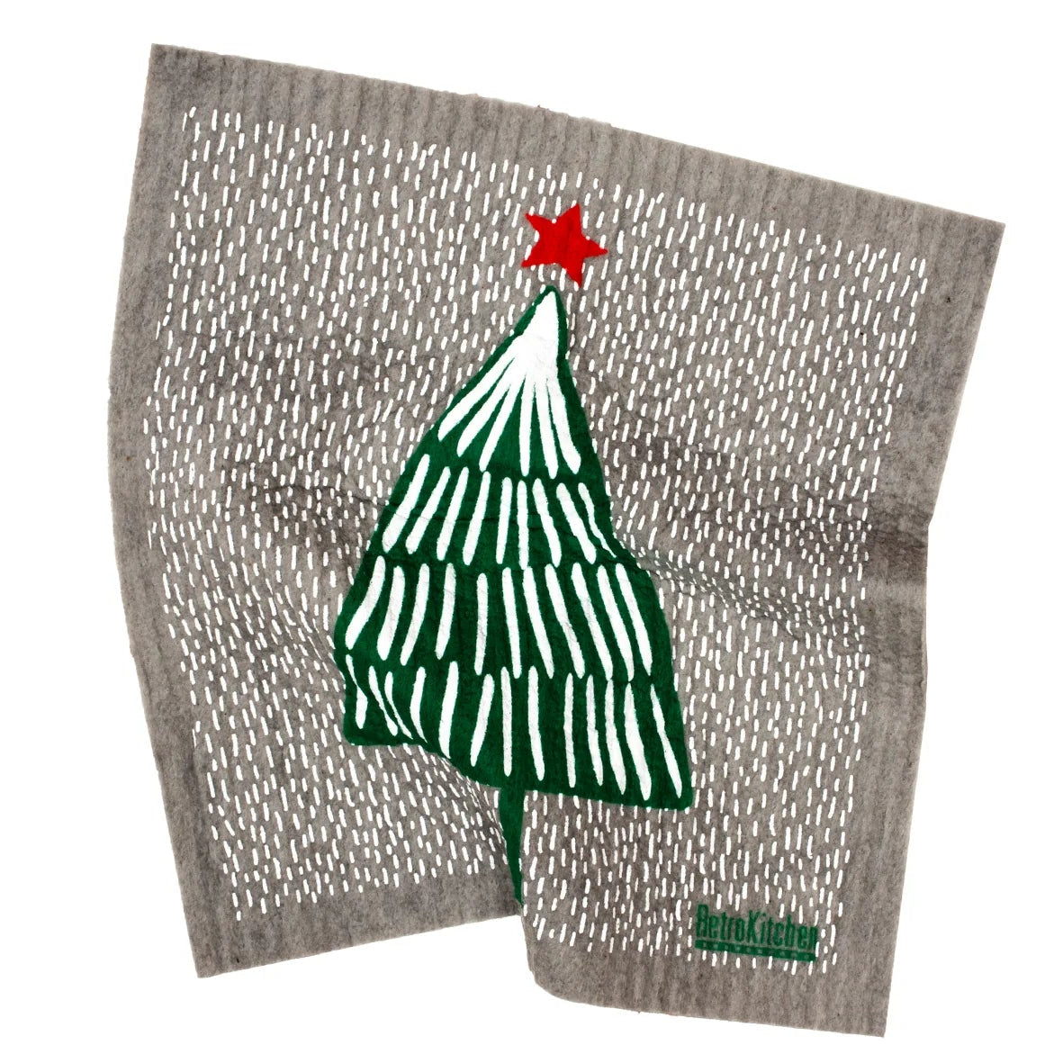 Swedish Dish Sponge Cloth - Christmas Solo Tree