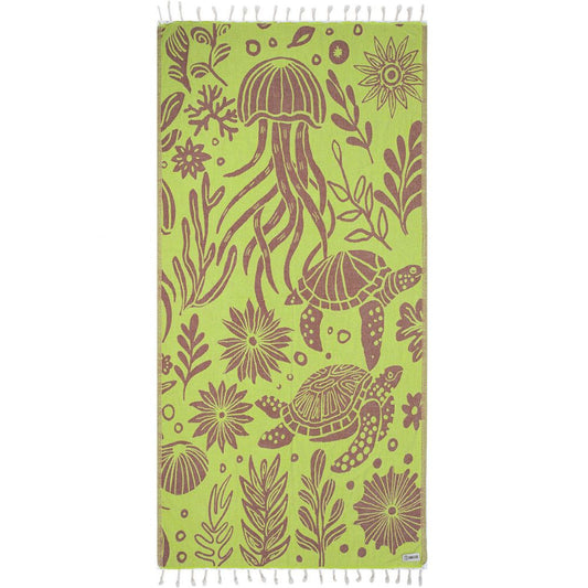 Sand Cloud Organic Cotton Beach Towel - Filippo Reef (93cm x 170cm)