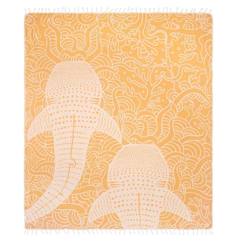 Sand Cloud Organic Cotton Beach Towel - Whale Shark X Large (183cm x 193cm)