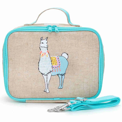 SoYoung Insulated Lunch Box - Toxin Free Lining, Washable Linen Outer