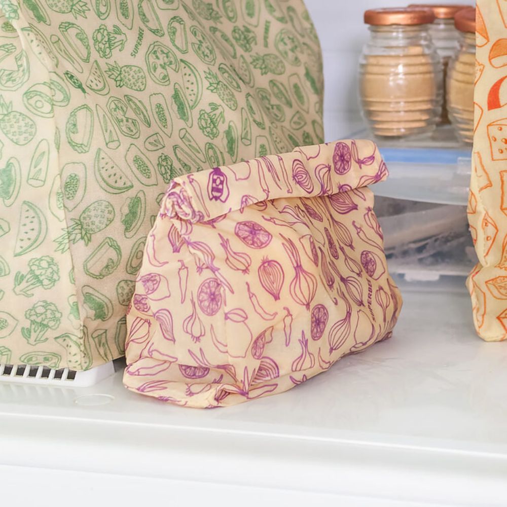 SuperBee Beeswax Bread Bag & Food Storage Bag