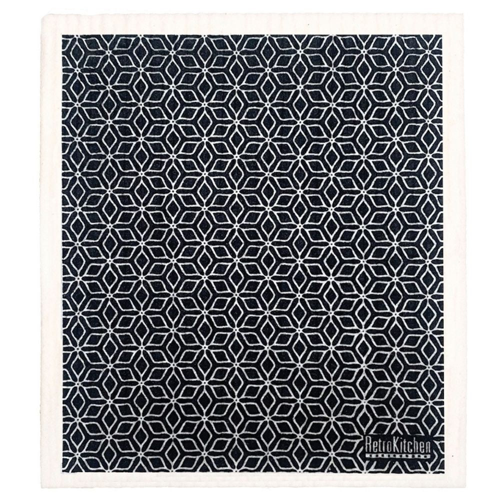 Swedish Dish Sponge Cloth - Black & White