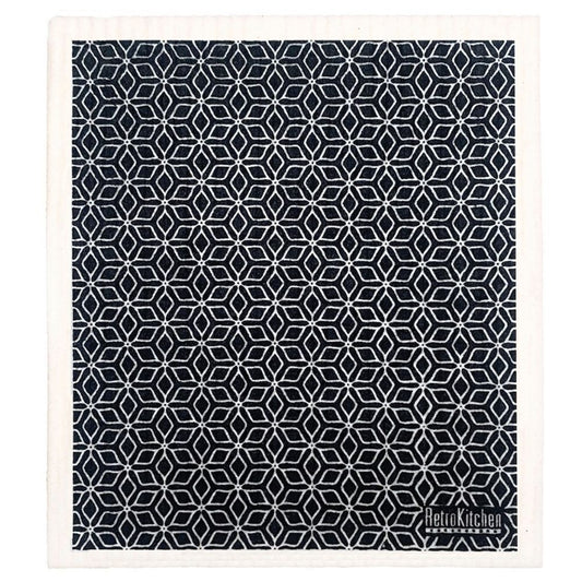 Swedish Dish Sponge Cloth - Black & White