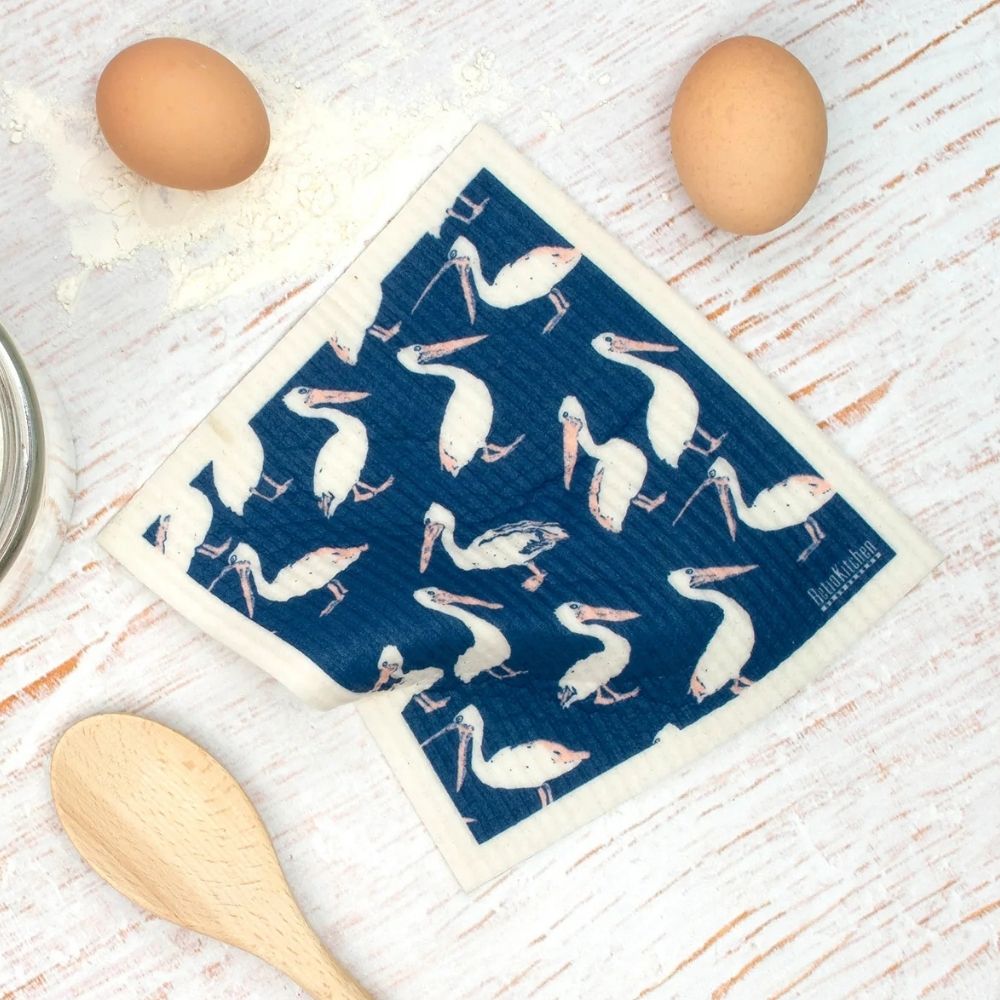 Swedish Dish Sponge Cloth - Pelicans