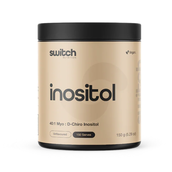 Switch Nutrition Inositol 40:1 MYO : D-Chiro Inositol 150g