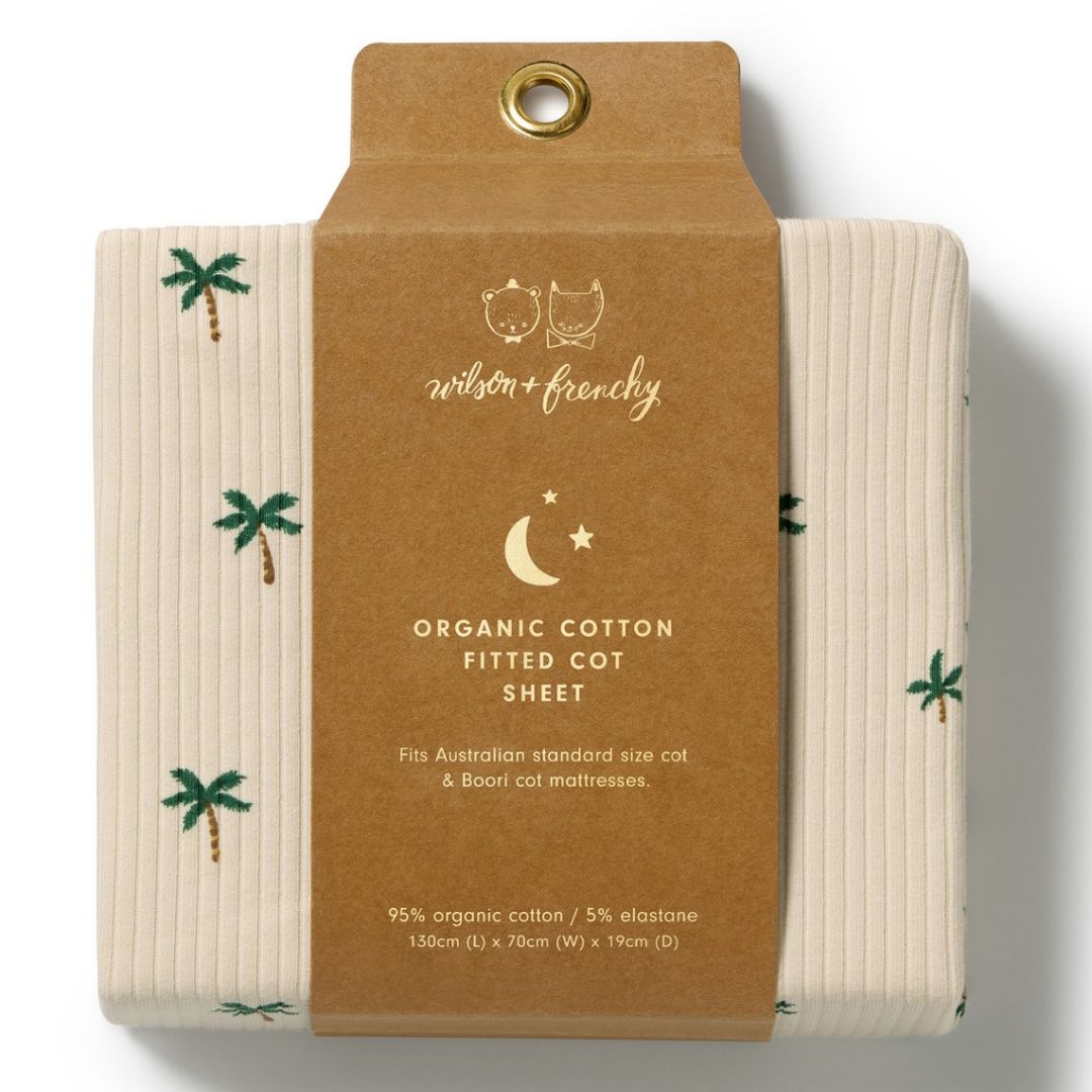 Wilson & Frenchy Organic Cotton Cot Sheet