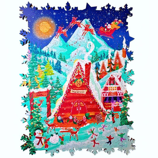 Twigg Puzzle Wooden Jigsaw 213 Pieces - Santa's Workshop