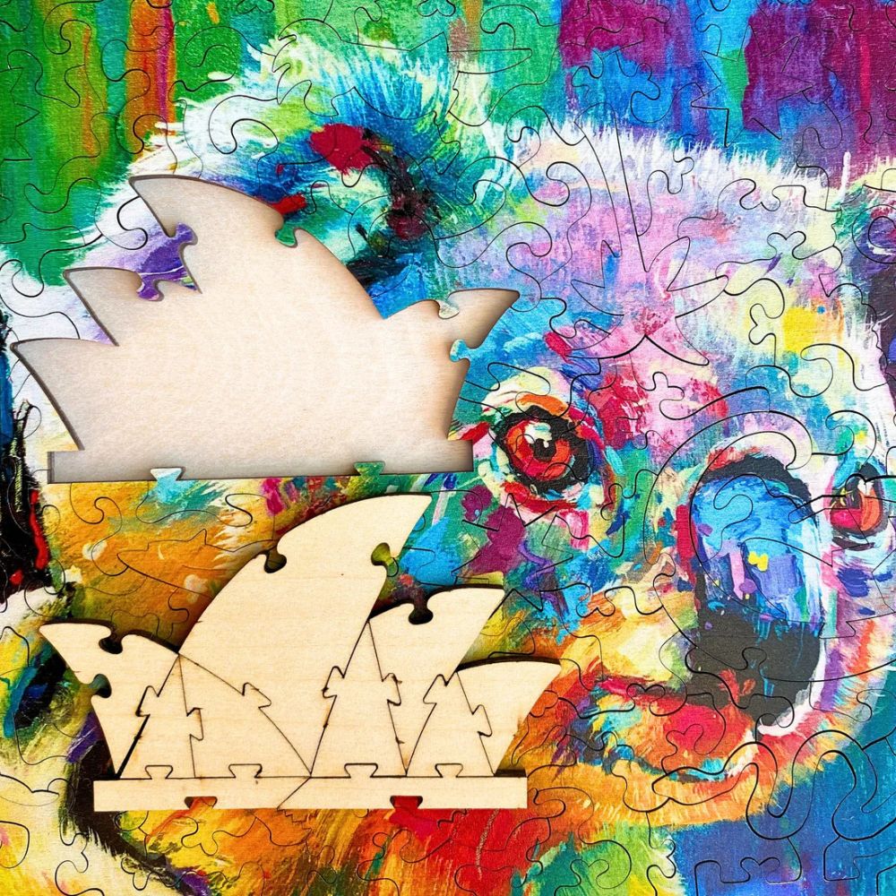 Twigg Puzzle Wooden Jigsaw Puzzle 168 Pieces - Cuddly Koala