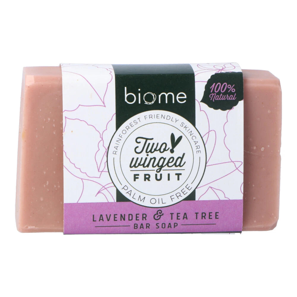 lavender tea tree soap Two-Winged Fruit Bar Soap