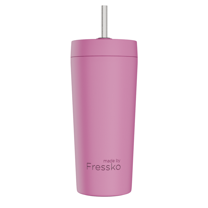 Fressko Ceramic Lined Tumbler with Titanium Straw - Venti 20oz