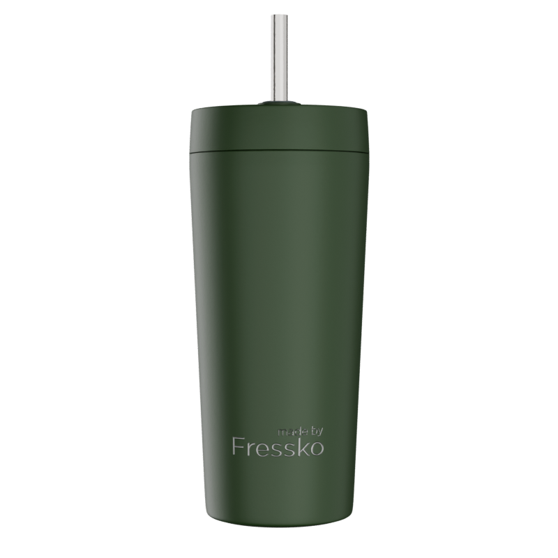 Fressko Ceramic Lined Tumbler with Titanium Straw - Venti 20oz