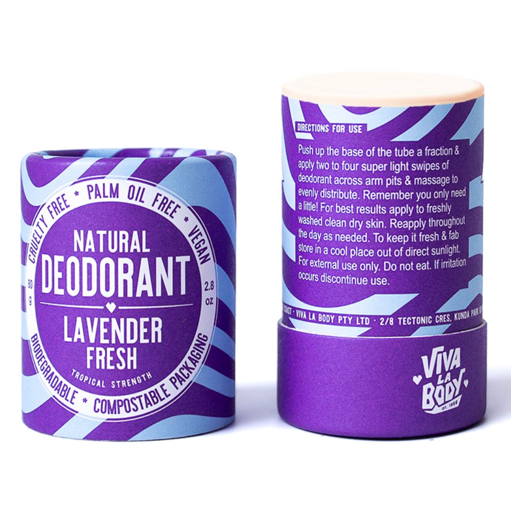 Viva La Body Natural Deodorant 80g - Lavender Fresh